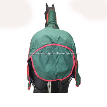 600d combo polyester horse rug with detachable neck